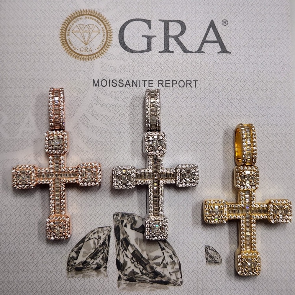 Diamond Urn Pendant, VVS GRA certified 14k Gold Vermeil, FREE APPRAISAL Incl. - Picture 1 of 9